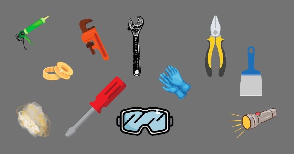 tools and materials needed for different types of repairs.